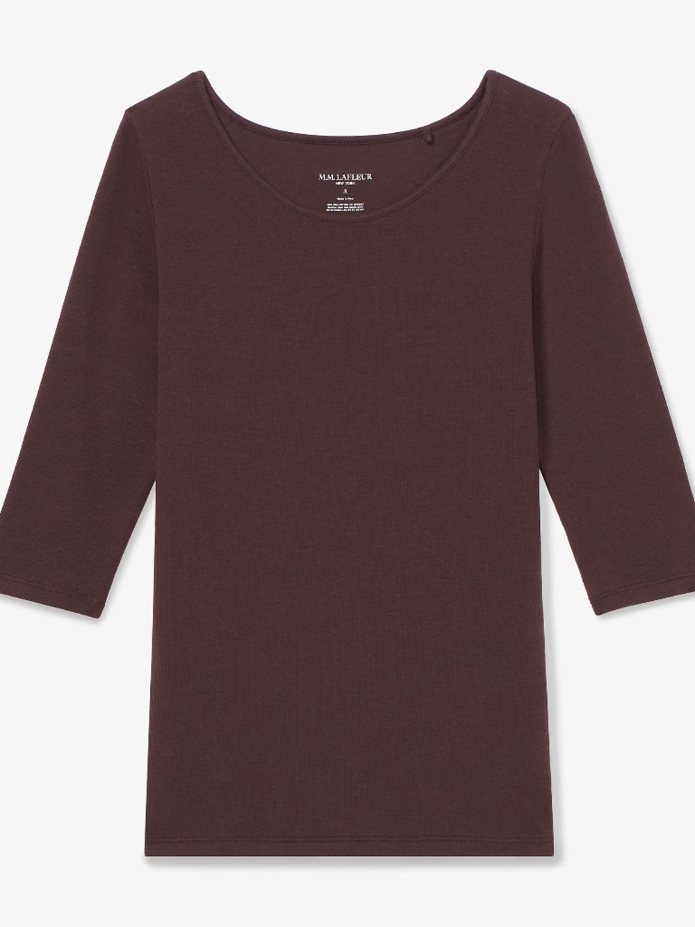 MM LaFleur Soyoung ribbed scoop-neck tee